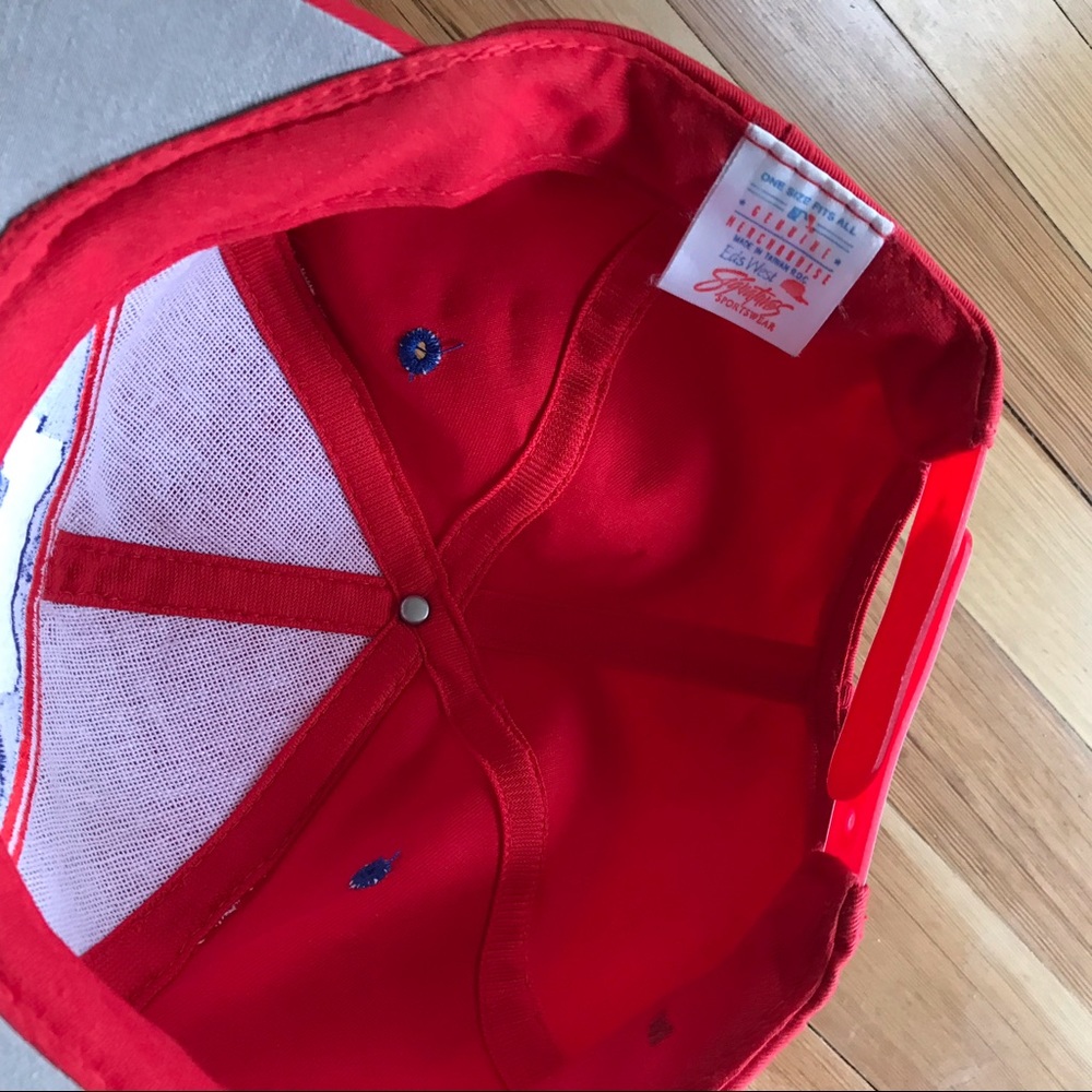 ⚾️VTG Philadelphia Phillies Doug Glanville Hat ⚾️ - Picture 2 of 3